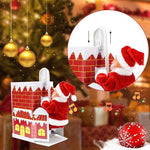 🎅Electric Chimney Climbing Santa Claus Musical Toys🎄