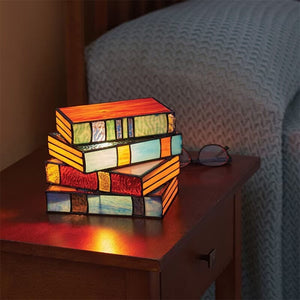 📚Stained Glass Stacked Books Lamp