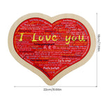 Heart Shape Puzzle|💕Say I Love You in 100 Languages💕