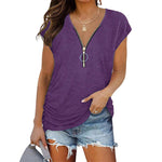 Chest Zip T-shirt