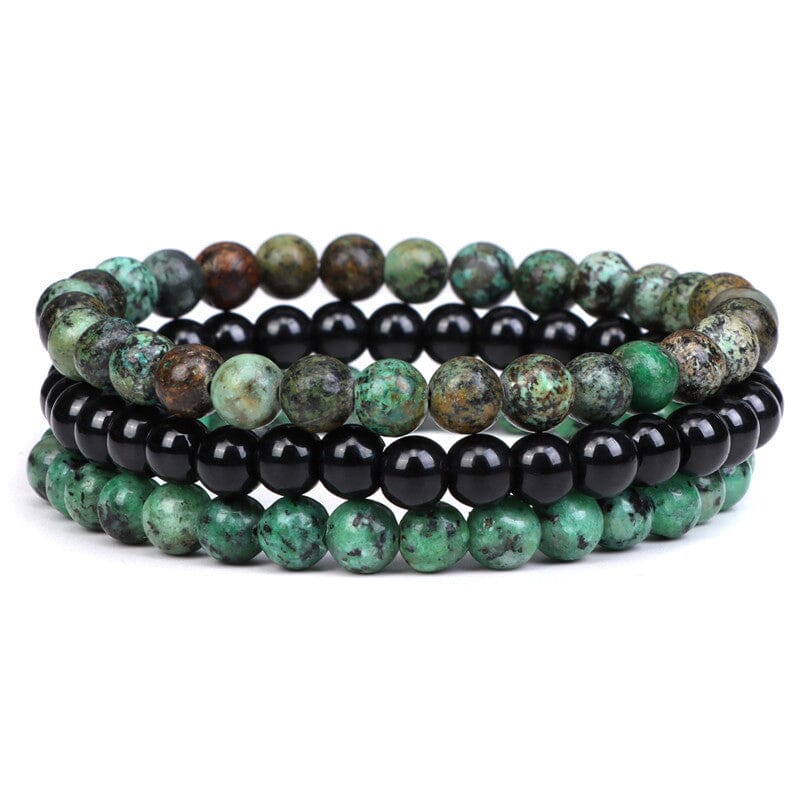 Agate Stress Relief Beaded Bracelet Set