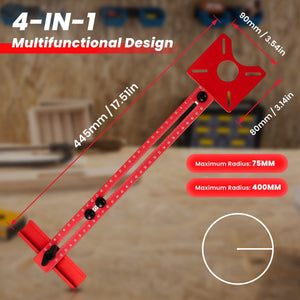 4 in 1 Router Milling Groove Bracket