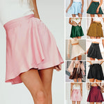 Chiffon Satin Wrap Skirt