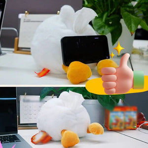 Cute Duck Butt Pumping Paper Box