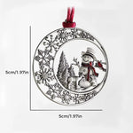 Solid Pewter Christmas Tree Ornament