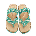 Women's Bohemian Sparkle Bling Flip Flops