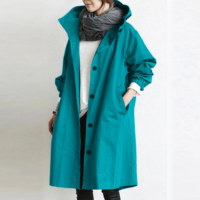 Temperament Waist Long Sleeve Coat