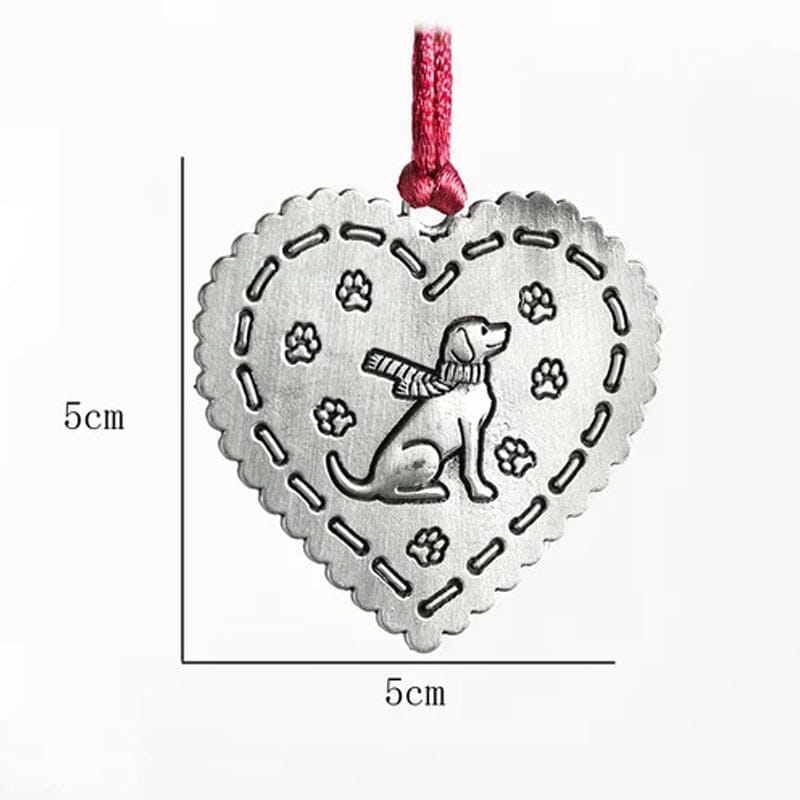 Solid Pewter Christmas Tree Ornament