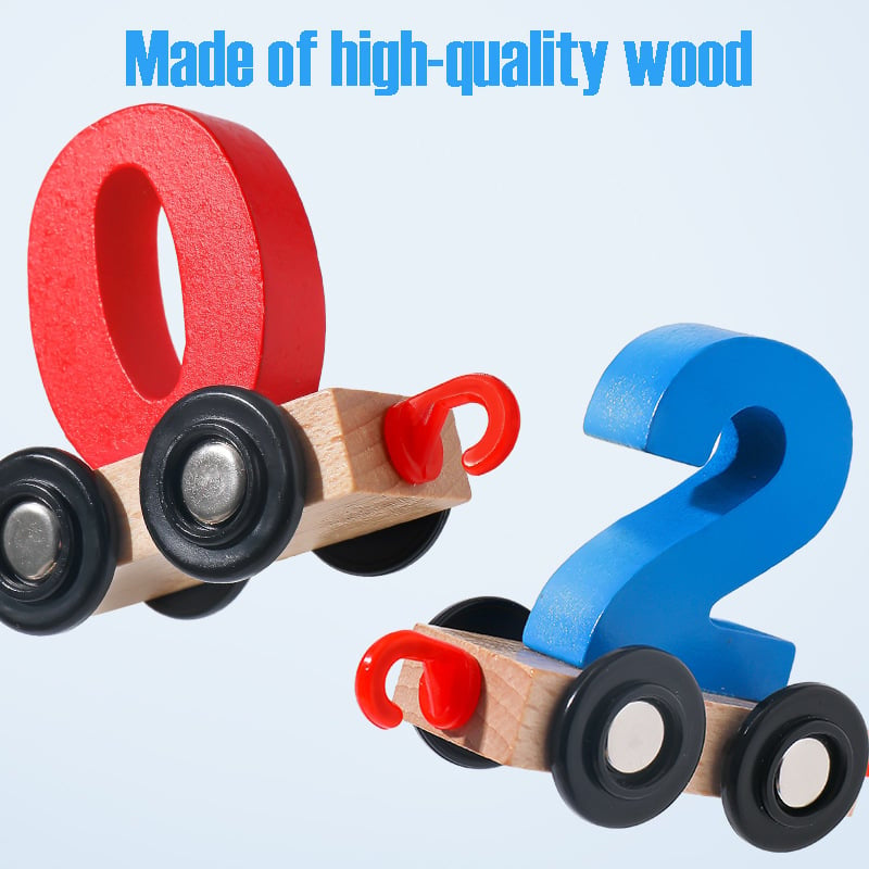 Wooden Digital Train Toy