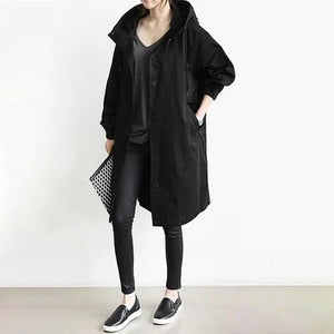 Temperament Waist Long Sleeve Coat