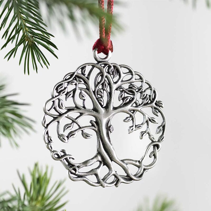 Solid Pewter Christmas Tree Ornament