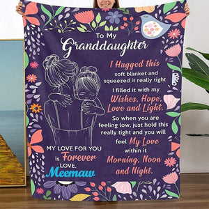 🎁Granddaughter's Gift-Sweet Words Blanket