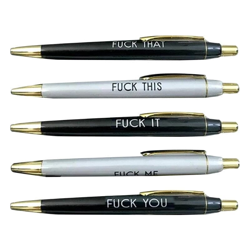 5pcs Multicolor Emotional funny pens