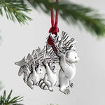 Solid Pewter Christmas Tree Ornament