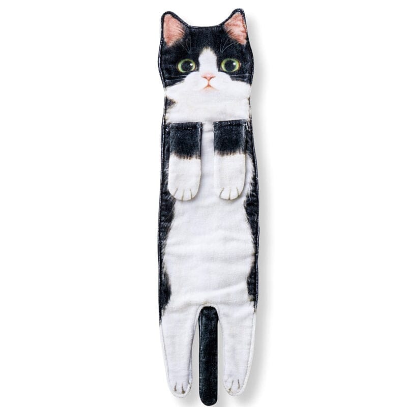 Cute Cat Hand Towel