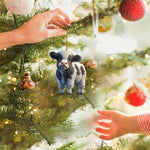 Christmas Cartoon Cow Decorative Ornament