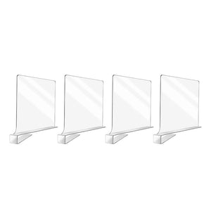 Acrylic Shelf Dividers for Closet Organization