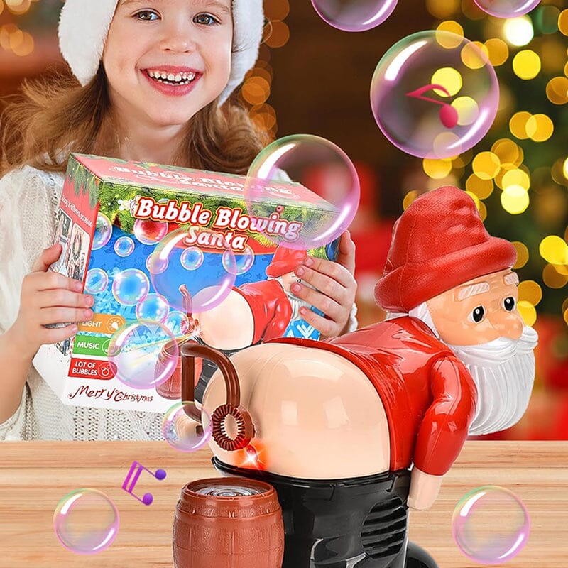 Funny Santa Bubble Blowing Machine