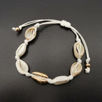 Women Cowrie Shell Bracelets Delicate Rope Chain Bracelet