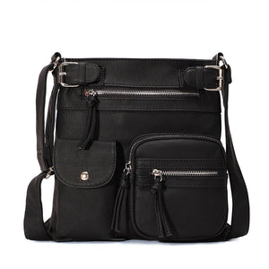 [PRE-SALE 7 DAYS] Multi-Pocket Soft PU Crossbody Bag