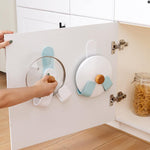 Wall-mounted Folding Lid Holder