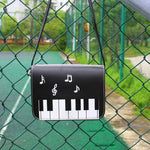 Piano Keys Music Note Shoulder Bag