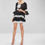 Lace Panel Tunic Dress