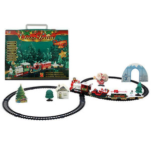 Christmas Electric Rail Car Train Toy