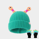 🐸Glow in the Dark Little Monster Woolly Hat🥳