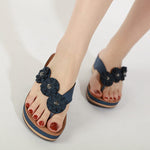 Women's Lightweight Flowers Clip Toe Sandals