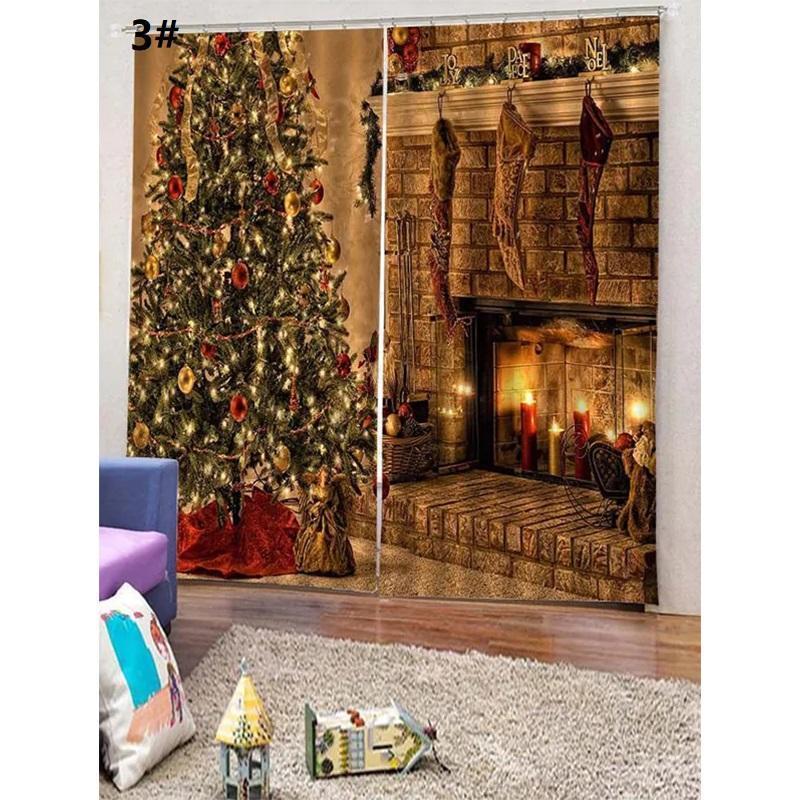 Christmas Window Curtains - 10 patterns