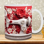 New 3D sewing machine mug🎁A good choice for Christmas gift