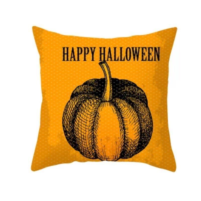 Halloween Decoration Pumpkin Cushion Cover