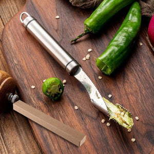 Stainless Steel Chili Corer Peppers Seed Remover