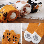 Cat Paw Fuzzy Socks