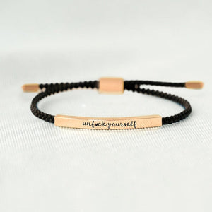 UNF♥CK YOURSELF TUBE BRACELET