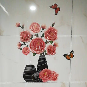 3D Vase Sticker