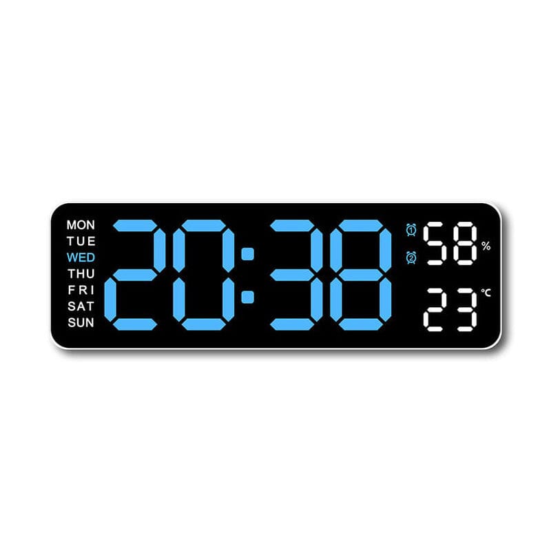 Upgraded Digital Wall Clock Large Display 9 inches