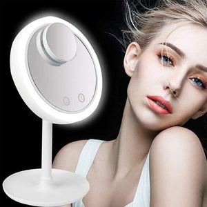 3 In 1 LED Makeup Mirror with Fan