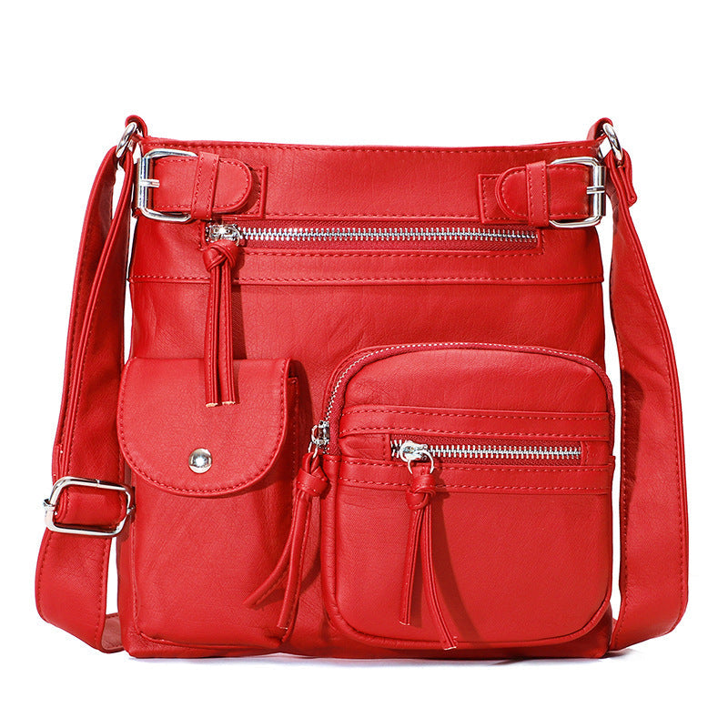 [PRE-SALE 7 DAYS] Multi-Pocket Soft PU Crossbody Bag