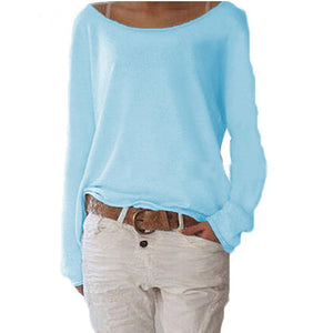 Loose Pullover Casual Tops