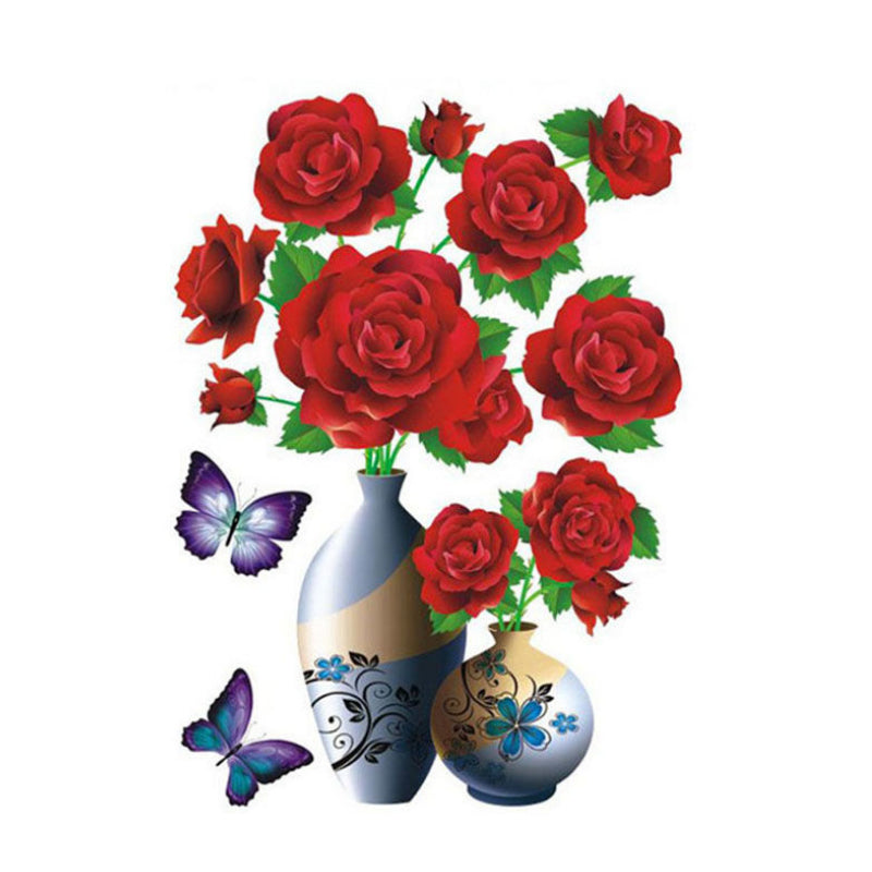 3D Vase Sticker