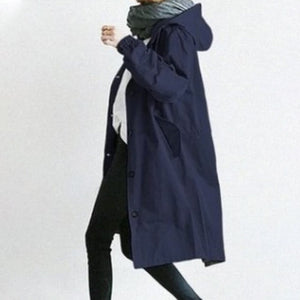 Temperament Waist Long Sleeve Coat