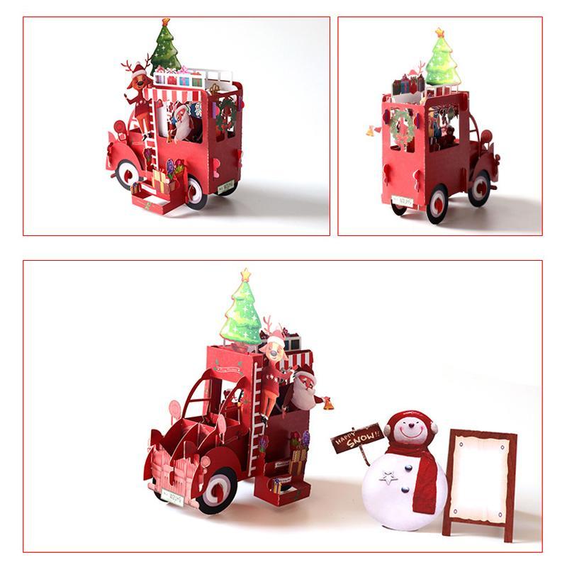 3D Christmas Pop Up Cards