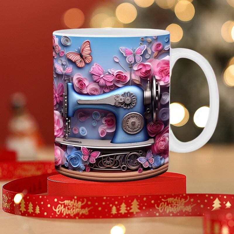 New 3D sewing machine mug🎁A good choice for Christmas gift