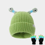 🐸Glow in the Dark Little Monster Woolly Hat🥳