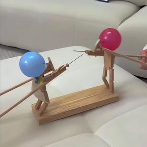 🎈Wooden Fencing Puppets🎈