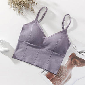 Women Sports Bra Basic Crop Top