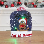 Christmas LED Light Knitted Beanies