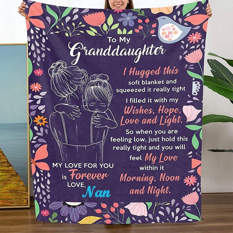 🎁Granddaughter's Gift-Sweet Words Blanket